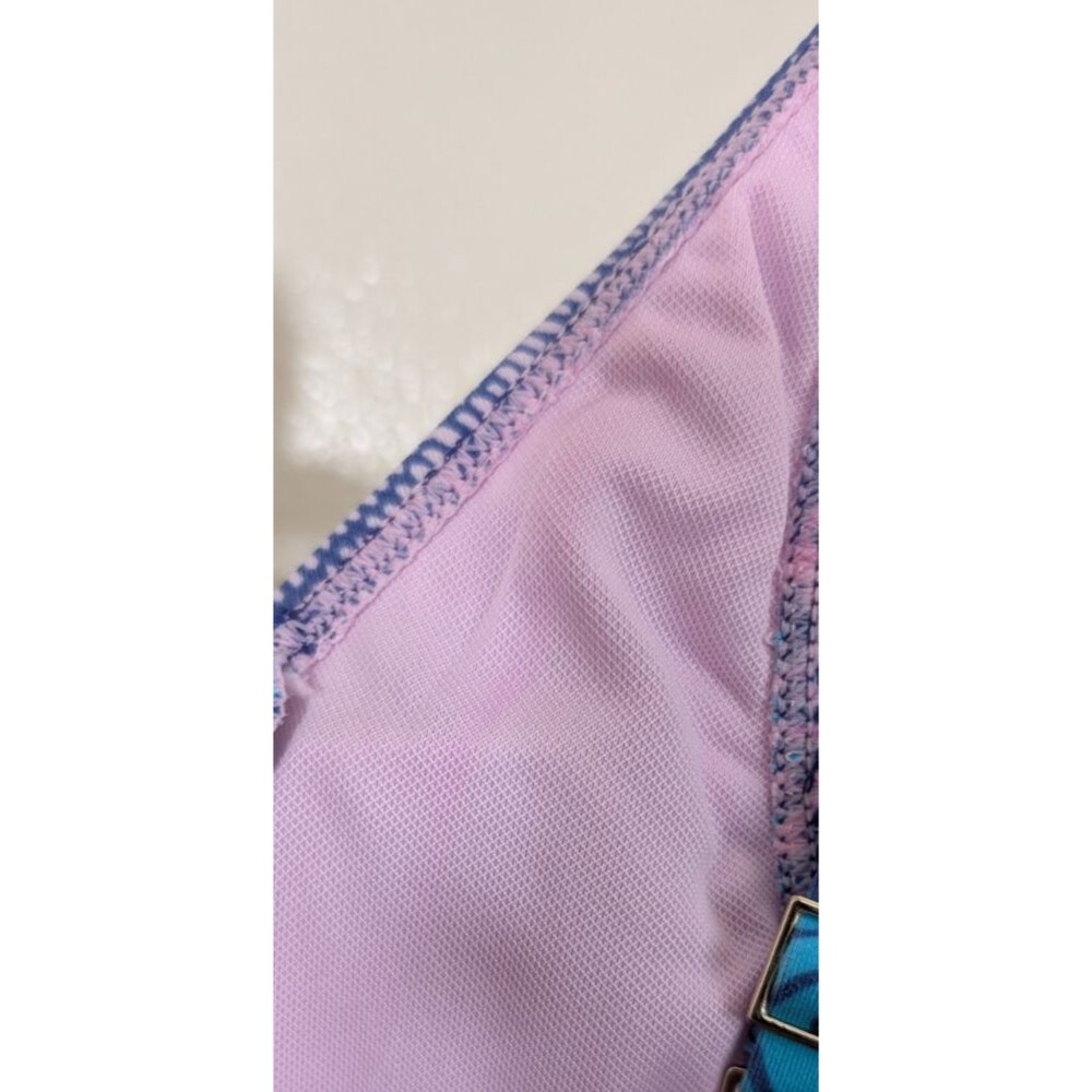 Lilly Pulitzer Lattice One Piece Swimsuit Boho Preppy Beach Vacation Size 12 - Picture 13 of 15